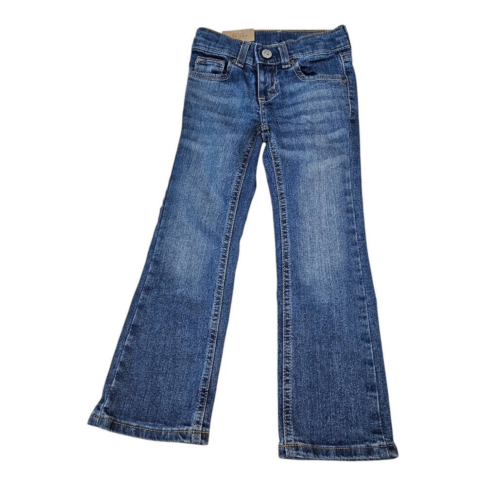 Sonoma Bootcut Jeans Girls 4 Slim NEW Adjustable Waistband